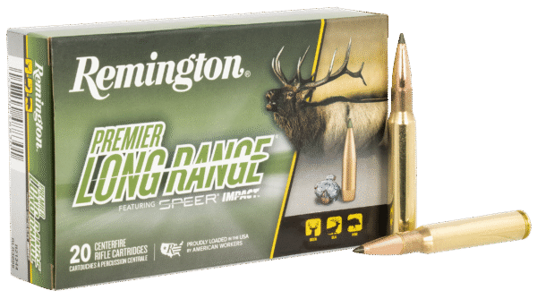 Remington Ammunition R21344 Premier Long Range 30-06Springfield 175gr Speer Impact 20 Per Box/10 Case