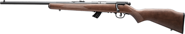 Savage Arms 50702 Mark II GL Youth 22 LR 10+1 19" Matte Blued Barrel/Steel Receiver, Drilled & Tapped, Satin Hardwood Stock, Left Hand