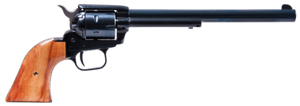 Heritage Mfg RR22MB9 Rough Rider 22 LR/22 WMR 6 Shot, 9" Black Steel Barrel, Black Zinc Alloy Frame, Black Cylinder, Cocobolo Grip, Exposed Hammer