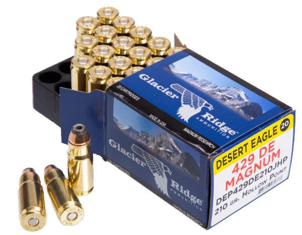 Magnum Research DEP429DE210J Desert Eagle  429DE 210gr Jacketed Hollow Point 20 Per Box/25 Case