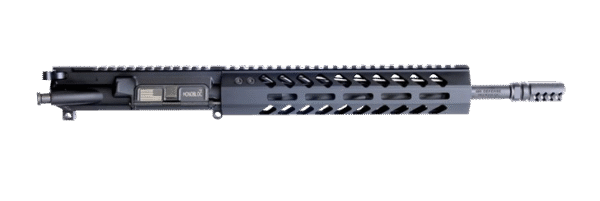 HM Defense 125MBUP556 MonoBloc Upper  223 Rem, 5.56x45mm NATO 12.50" Black Cerakote Barrel, 7075-T6 Aluminum Black Anodized Receiver, 10.37" M-LOK Free-Float Handguard for AR-15 Pistol