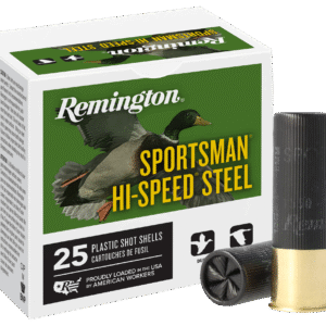 Remington Ammunition 20005 Sportsman Hi-Speed Steel 12Gauge 2.75" 1oz 6Shot 25 Per Box/10 Case