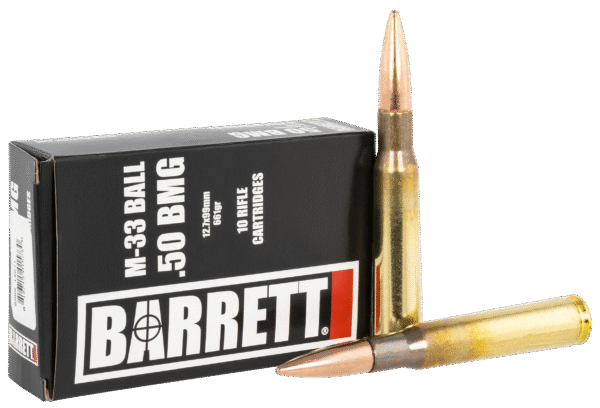 Barrett 14671 Rifle Match Grade 50BMG 661gr M33 Ball 10 Per Box/25 Case