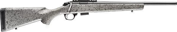 Bergara Rifles BMR001 BMR  Full Size 22 LR 5+1/10+1 18" Matte Blued Steel Threaded Barrel & Drilled & Tapped Steel Receiver, Fixed Gray/Black Speckled Synthetic Stock
