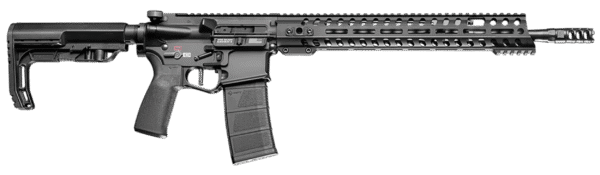 Patriot Ordnance Factory 01165 Renegade + *CA Compliant 5.56x45mm NATO 16.50" 10+1 Black Hard Coat Anodized Rec 14.50" M-Lok Black Nitride Barrel 6 Position MFT Stock Black Polymer MFT Grip