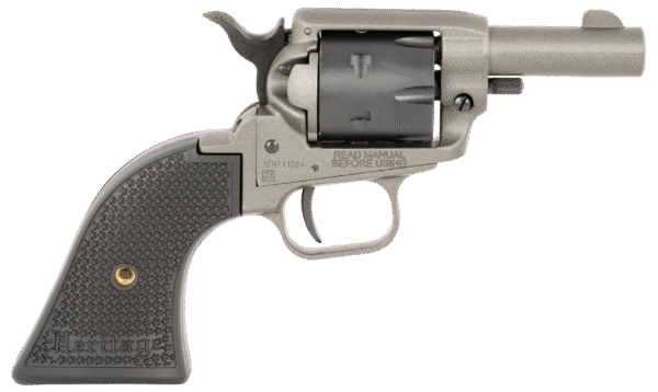 Heritage Mfg BK22C2 Barkeep  22 LR 6 Shot 2.68" Tungsten Gray Cerakote Barrel, Tungsten Gray Cerakote w/Black Accents Frame, Black Cerakote Cylinder, Black Star Polymer Grips