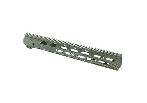 Timber Creek Outdoors G15HGBL Greyman Aluminum 15" M-LOK Handguard for AR-15