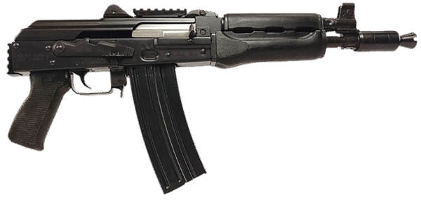 Zastava Arms Usa ZP85556PA ZPAP85 5.56x45mm NATO 30+1 10" Black, Polymer Grip, Dark Wood Handgaurd, Stock Adapter, Muzzle Brake