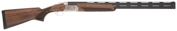 TriStar 33136 Trinity II Over/Under 28 Gauge Break Open 3" 2rd 28" Blued Barrel, Silver Steel Rec, Deluxe Walnut Furniture, Fiber Optic Sight, 5 Chokes