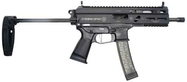 Grand Power 850003223124 Stribog SP9A3 9mm Luger 30+1 Black PDW Tailhook Brace