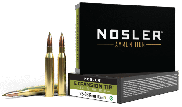Nosler 40238 E-Tip  25-06Rem 100gr E Tip Lead Free 20 Per Box/10 Case