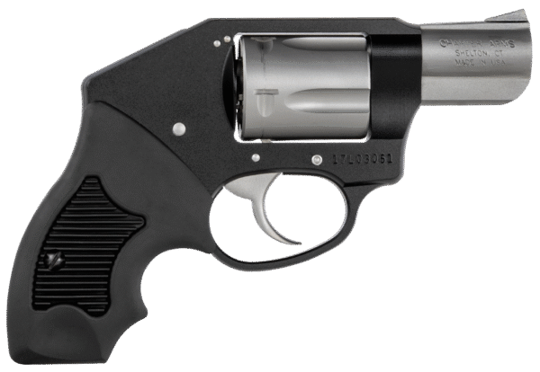 Charter Arms 53911 Off Duty  Compact 38 Special, 5 Shot 2" Matte Stainless Steel Barrel & Cylinder, Black Aluminum Frame w/Black Finger Grooved Rubber Grip