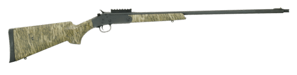 Stevens 19618 301 Turkey Full Size 20 Gauge Break Open 3" 1rd 26" Matte Black Steel Barrel, Picatinny Rail Carbon Steel Receiver, Sporter Mossy Oak Bottomland Synthetic Stock, Ambidextrous