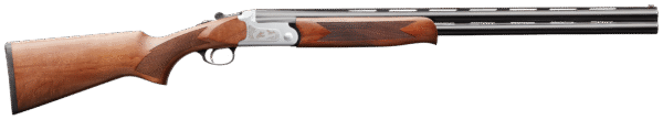 Charles Daly 930217 202 Full Size 20 Gauge Break Open 3" 2rd 26" Blued Vent Rib Barrel, Silver Engraved Steel Receiver, Fixed Walnut Wood Stock