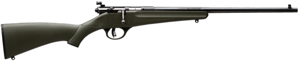 Savage Arms 13790 Rascal Youth 22 LR 1rd 16.12" Blued Barrel, Blued Carbon Steel Receiver, Green Synthetic Stock, Right Hand