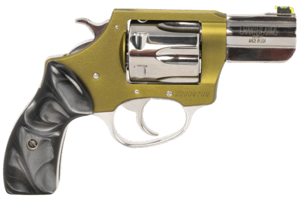 Charter Arms 53624 Undercover II Large 38 Special, 6 Shot 2.20" High Polished Stainless Steel Barrel & Cylinder, OD Green Anodized Aluminum Frame, Black Pearlite Grip, Exposed Hammer
