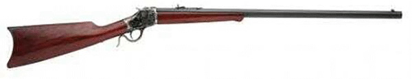 Taylors & Company 550147 1885 High Wall Full Size 45 Colt (LC) 1 Shot, 30" Blued Steel Barrel, Color Case Hardened Steel Receiver, Walnut Fixed Walnut Stock, Right Hand