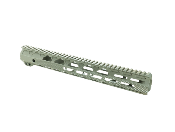 Timber Creek Outdoors G10HGS Greyman  Aluminum 10" M-LOK Handguard for AR-15