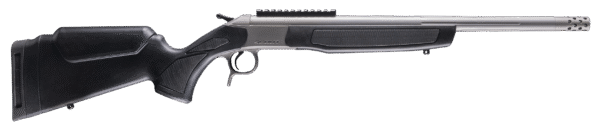 CVA CR4442S Scout Takedown 45-70 Gov 1rd 22" Stainless Fluted Threaded Barrel, Stainless Steel Receiver w/Picatinny Rail, Adj Comb & LOP Black Synthetic Stock