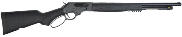 Henry H018X410 Lever X Model 410 Gauge with 19.80" Barrel, 2.5" Chamber, 5+1 Capacity, Blued Metal Finish & Black Synthetic Stock Ambidextrous Hand (Full Size)