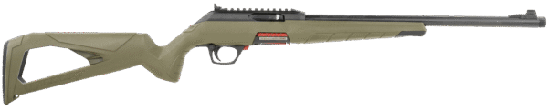 Winchester Repeating Arms 521140102 Wildcat  22 LR 10+1 18", Matte Black Barrel/Rec, Skeletonized OD Green Stock, Ghost Ring Sight, Suppressor Ready