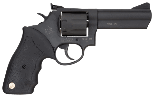 Taurus 2660041 66  38 Special +P Or 357 Mag 7 Shot 4" Barrel, Matte Black Oxide Alloy Steel Cylinder/Frame, Single Action/Double Action Trigger, Rubber Grip, Transfer Bar Safety