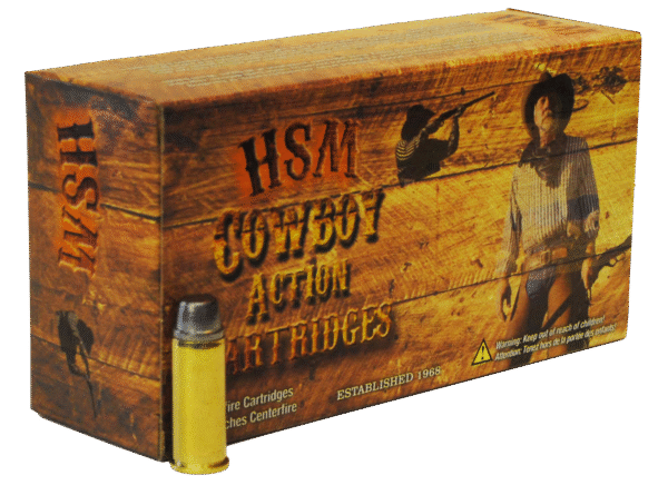 HSM 44M11N Cowboy Action  44 Rem Mag 200 gr Round Nose Flat Point 50 Per Box/ 10 Case