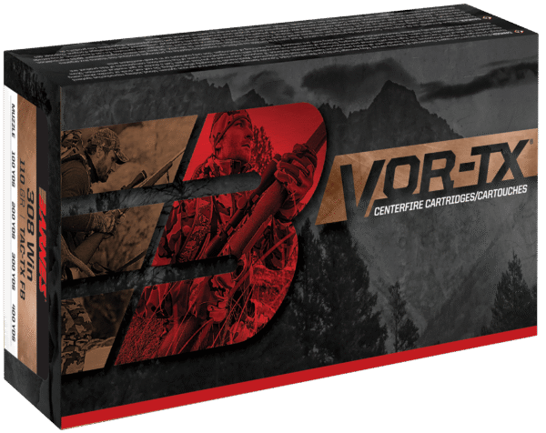 Barnes Bullets 30816 VOR-TX Rifle 308Win 130gr Tipped TSX Boat Tail 20 Per Box/10 Case