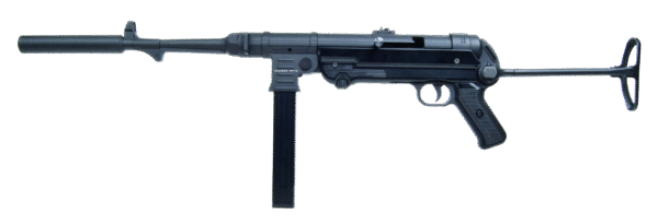 Mauser Rimfire 4400009 MP-40 Carbine Full Size 22 LR 23+1 16.30" Black Steel Barrel, Black Steel Receiver, Black Underfolding Stock