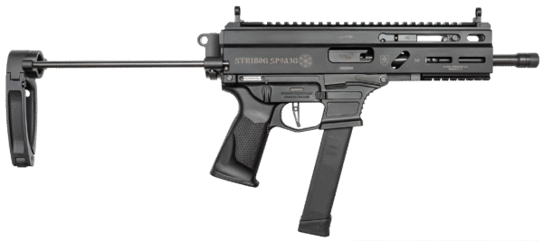 Grand Power 810091152867 Stribog SP9A3G 9mm Luger 8" Black PDW Tailhook Brace