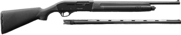 Akkar 111225 Churchill 220 Combo 20 Gauge with 18.50" or 26" Barrel, 3" Chamber, 5+1 Capacity, Blued Metal Finish & Black Synthetic Right Hand (Full Size)