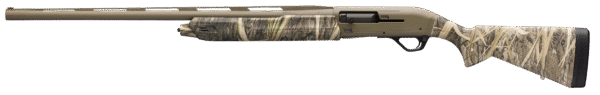 Winchester Repeating Arms 511310292 SX4 Hybrid Hunter 12 Gauge 3.5" Chamber 4+1 2.75" 28", FDE Cerakote Rec/Barrel, Mossy Oak Shadow Grass Habitat Furniture, TruGlo Fiber Optic Sight Left Hand