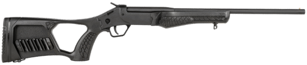 Rossi SSP1BK Tuffy Single Shot Youth 410 Gauge Break Open 3" 1rd 18.50" Matte Black Barrel, Matte Black Steel Receiver, Black Synthetic Thumbhole Stock w/Shell Holder, Right Hand