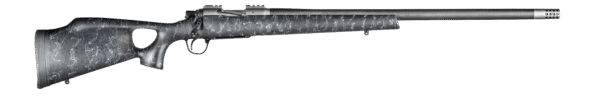Christensen Arms CA10269H14221 Summit TI  Full Size 6.5 Creedmoor 4+1, 24" Natural Titanium Steel Threaded Barrel, Natural Titanium Aluminum Receiver, Black w/Gray Webbing Fixed Thumbhole Stock