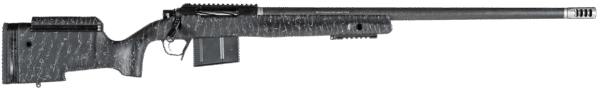 Christensen Arms 8010400100 BA Tactical Long Range 6.5 PRC 4+1 26" Carbon Fiber Barrel, Black Nitride Finish, Black with Gray Webbing Stock
