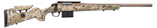 CVA CR4038 Cascade VH Full Size 22-250 Rem 22" Smoked Bronze Cerakote Steel Threaded Barrel, Realtree Hillside Adjustable Synthetic Stock