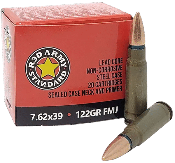 Red Army Standard AM3420 Rifle  7.62x39mm 122gr Full Metal Jacket 20 Per Box/50 Case
