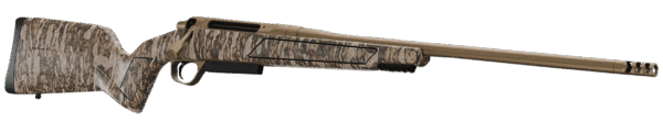 Christensen Arms 8011501600 Evoke  7mm Rem Mag 4+1 22" Flat Dark Earth Cerakote #4 Contour Threaded Barrel, Mossy Oak Bottomland Fixed Hybrid Hunter w/Picatinny Rail Synthetic Stock