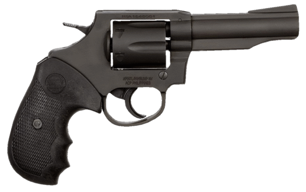 Rock Island 51261 M200  Medium Frame 38 Special 6rd 4" Black Parkerized Steel Barrel, Cylinder & Frame, Black Finger Grooved Grip, Transfer Bar Safety, Exposed Hammer
