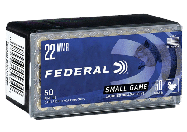 Federal 757 Small Game & Target  22WMR 50gr Jacketed Hollow Point 50 Per Box/60 Case