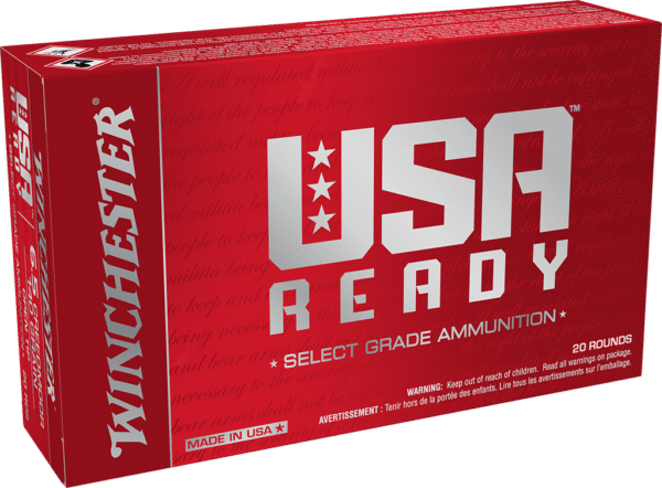 Winchester Ammo RED65140 USA Ready  6.5Creedmoor 140gr Open Tip 20 Per Box/10 Case