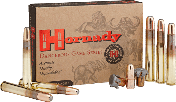 Hornady 85834 Dangerous Game 458WinMag 500gr DGX Bonded 20 Per Box/6 Case