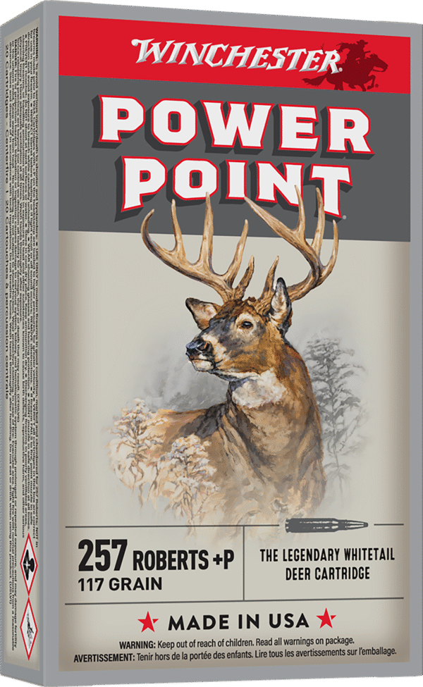 Winchester Ammo X257P3 Super X  257Roberts 117gr Power Point 20 Per Box/10 Case