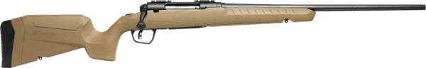Savage Arms 32052 Axis 2 7mm-08 Rem 4+1 22" Matte Black Sporter Barrel, Matte Black Drilled & Tapped Steel Receiver, Fixed Flat Dark Earth Synthetic Stock, Right Hand