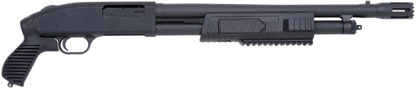 Mossberg 50673 500 FLEX Tactical 12 Gauge 5+1 3" 18.50" Stand-Off Barrel, Blued Metal Finish, Dual Extractors, Synthetic Flex Locking System Stock/Forend & Pistol Grip