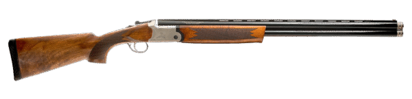 Gforce Arms GF52828 Filthy Pheasant  28 Gauge Break Open 3" 2rd 28" Over/Under Vent Rib Barrel, Engraved Nickel-Plated Receiver, Fixed Turkish Walnut Stock, Extended Choke