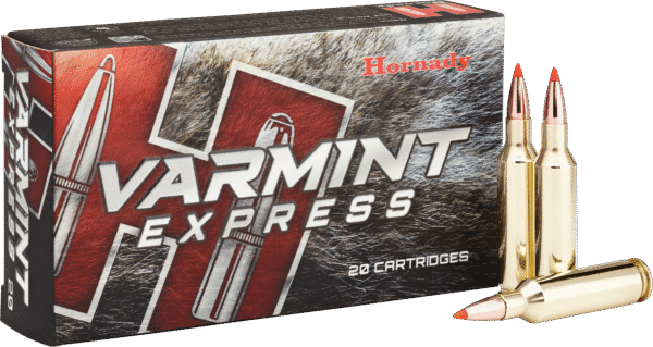 Hornady 81393 Varmint Express  6mmCreedmoor 87gr Hornady V Max 20 Per Box/10 Case