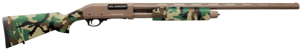 Charles Daly 930330 301  12 Gauge 3" 4+1 28" Vent Rib Barrel, Flat Dark Earth Barrel/Receiver, Woodland Camo Synthetic Stock & Forend, Includes 3 Choke Tubes